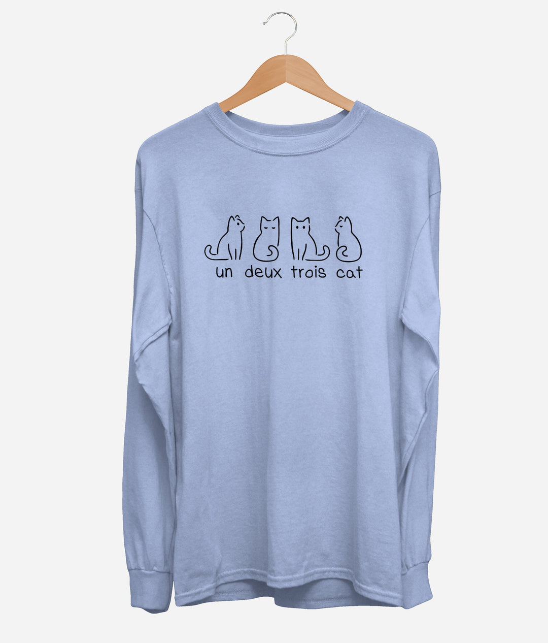 Un Deux Trois Cat Long Sleeve (Unisex)