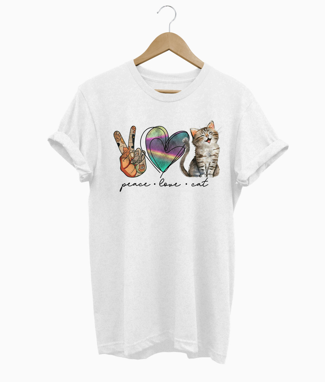 Peace Love Cat